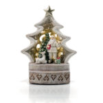 albero con babbo natale