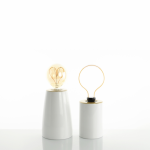 lampada minimal gold white
