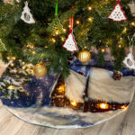 Coprialbero in feltro con led - Evviva