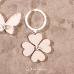 Portachiave fiore silver - Bomboniere Claraluna