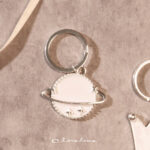 Portachiave mondo silver - Bomboniere Claraluna