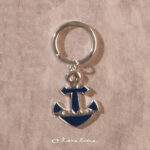 Portachiave ancora silver - Bomboniere Claraluna