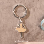 Portachiave ballerina silver - Bomboniere Claraluna