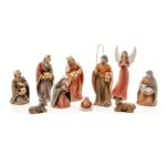 Presepe 10 pezzi in poliresina - Evviva
