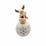 Renna natalizia oro - Evviva