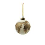 Sfera gold/white con glitter