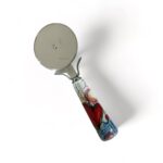 Tagliapizza in porcellana decoro cuori con gift box