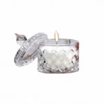 SCATOLA ROMBI VETRO CON CERA DI SOIA