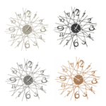 orologio da parete zig zag