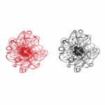 orologio da parete doodle