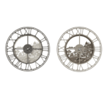 orologio da parete scorcio italico