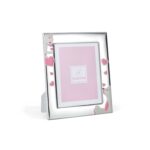 portafoto argento rosa
