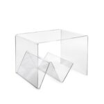 tavolino moderno trasparente