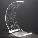 lampada trasparente luna