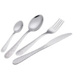 set posate acciaio 24 pezzi