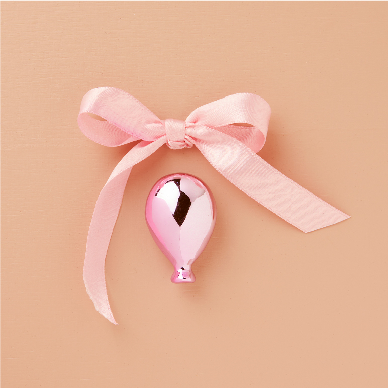 Calamita palloncino in 4 colori - Bomboniere Claraluna - Rosa