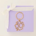 Portachiavi anniversario 50 in due misure - Bomboniere Claraluna