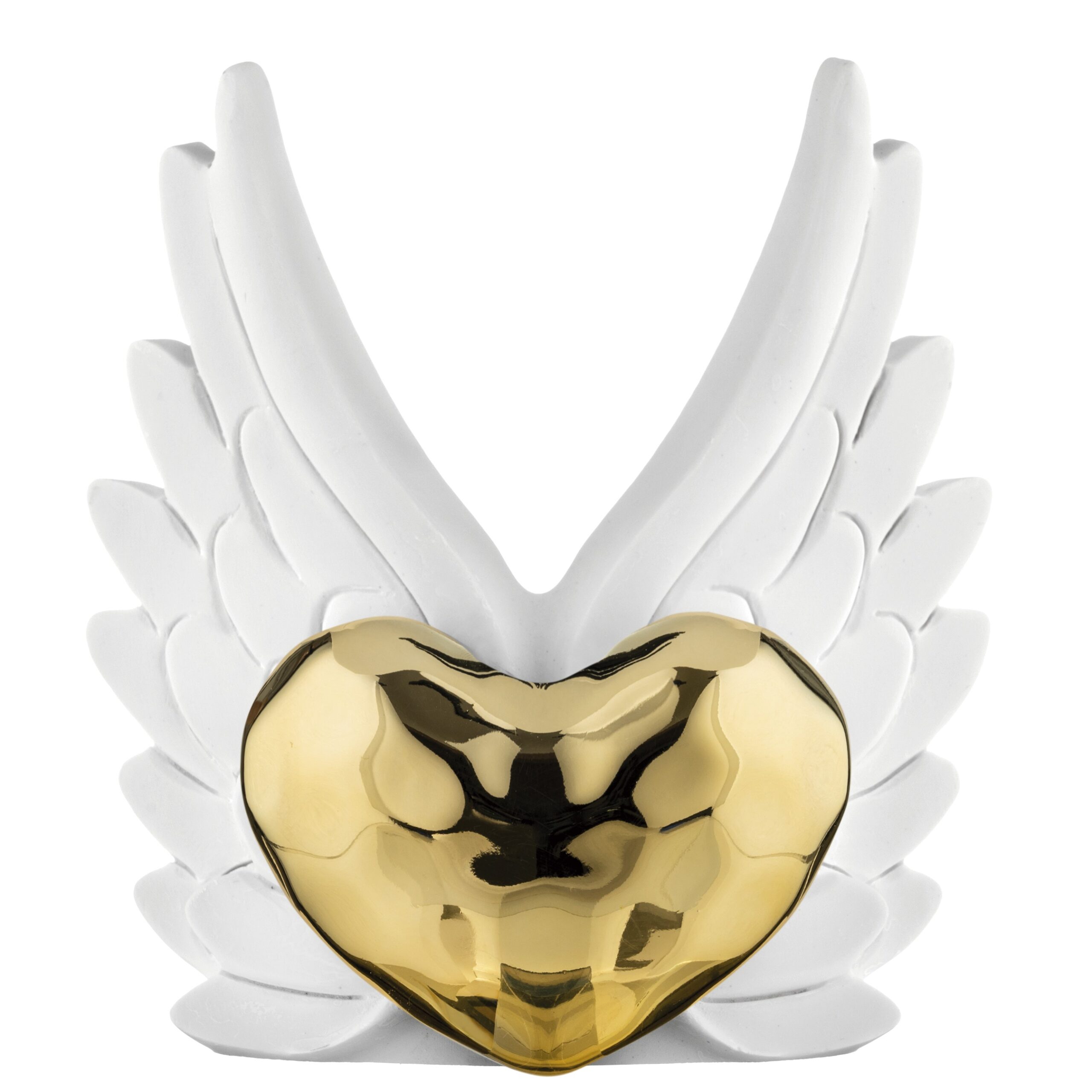 Peili Decorazione In Cristallo A Forma Di Cuore Con Ali – Da Appendere In Auto, Finestra O Casa – Lunghezza 36 Cm