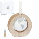 diffusore mappamondo legno