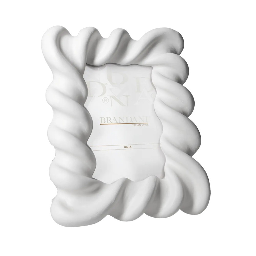 Portafoto candy bianco in due dimensioni - Bomboniere Brandani