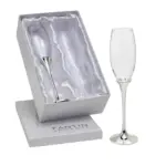 Flute liscio con strass