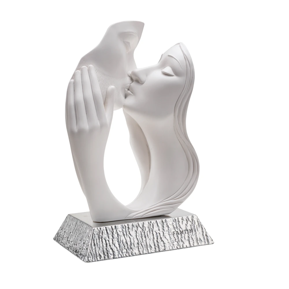 Bacio Bianco con Base Argento Fantin