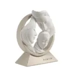 Sacra Famiglia bianca base tortora - Fantin Argenti