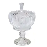 Alzata grande Porta Bonbon in cristallo