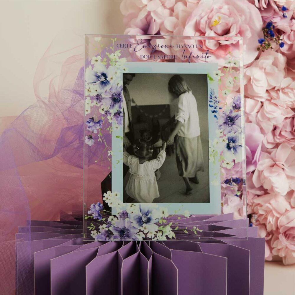 Portafoto floreale