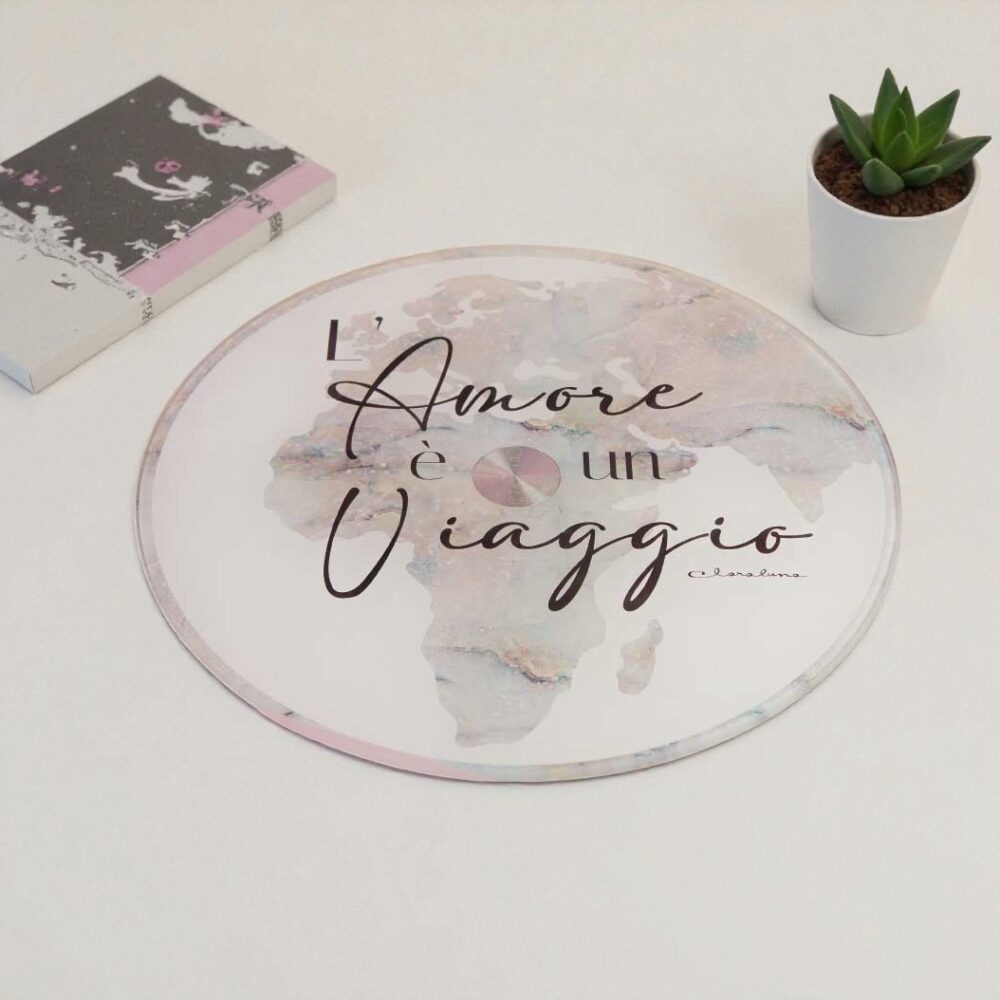 vassoio girevole in vetro