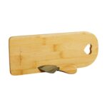 Tagliere in legno di bambù grande con coltellino - Bomboniere Claraluna