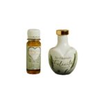 Oliera foglie d'ulivo con olio piccola - Bomboniere Claraluna