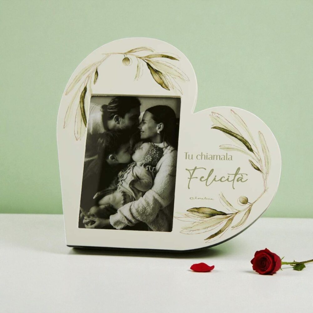 Portafoto foglie d'ulivo - Bomboniere Claraluna