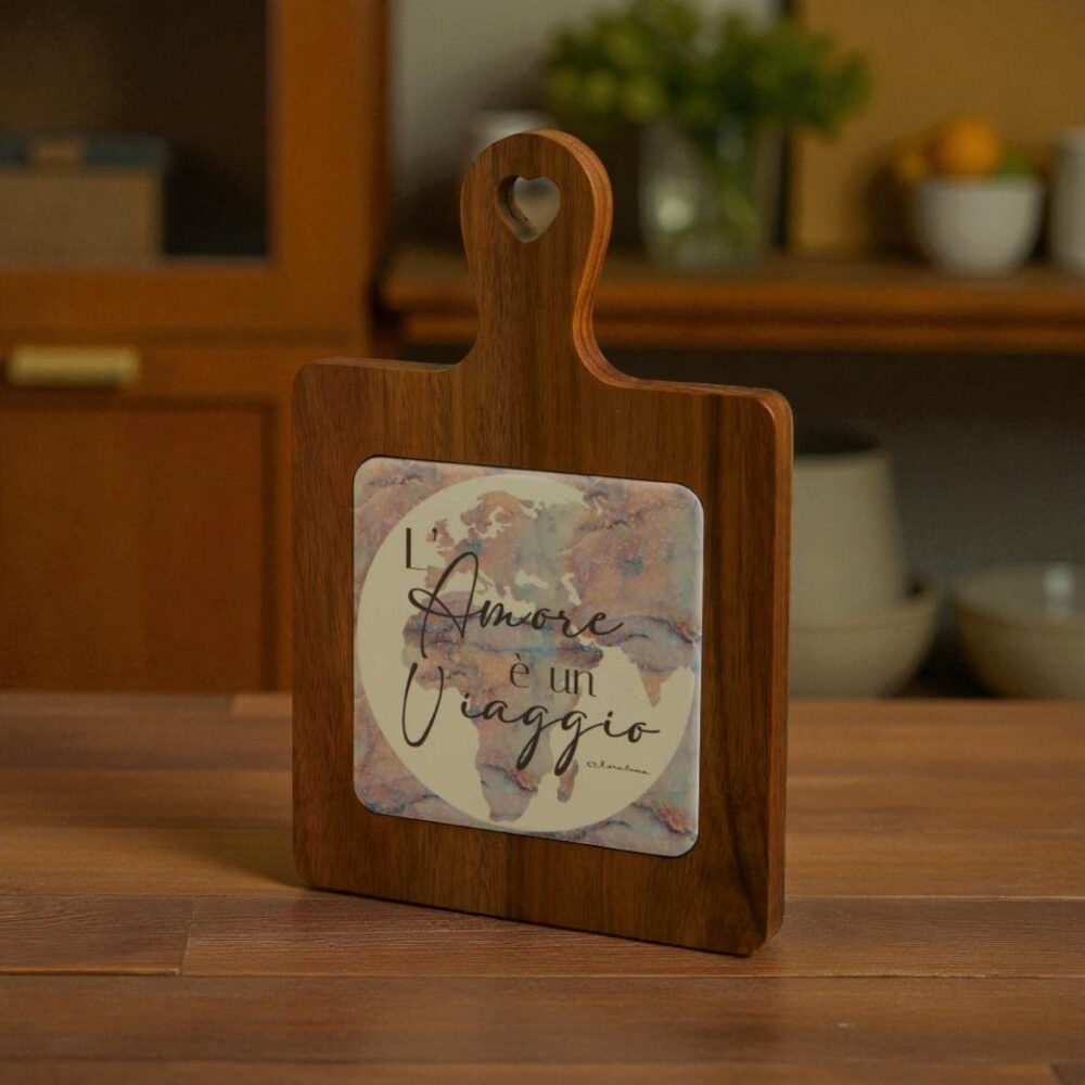 tagliere ceramica decorata