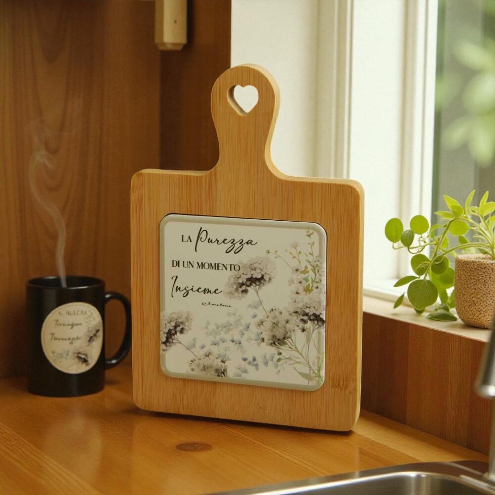 tagliere ceramica decorata