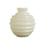 Vaso cerchi bianco grande - Bomboniere Claraluna