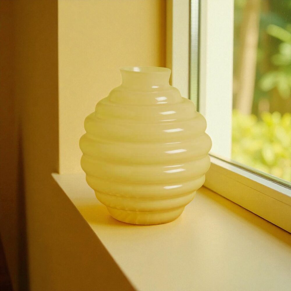 Vaso cerchi giallo - Bomboniere Claraluna