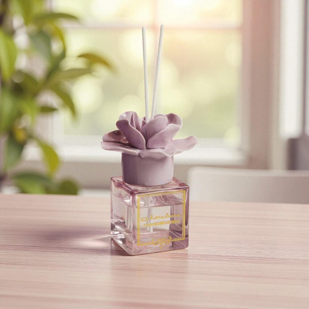 Profumatore fiore lilla - Bomboniere Claraluna