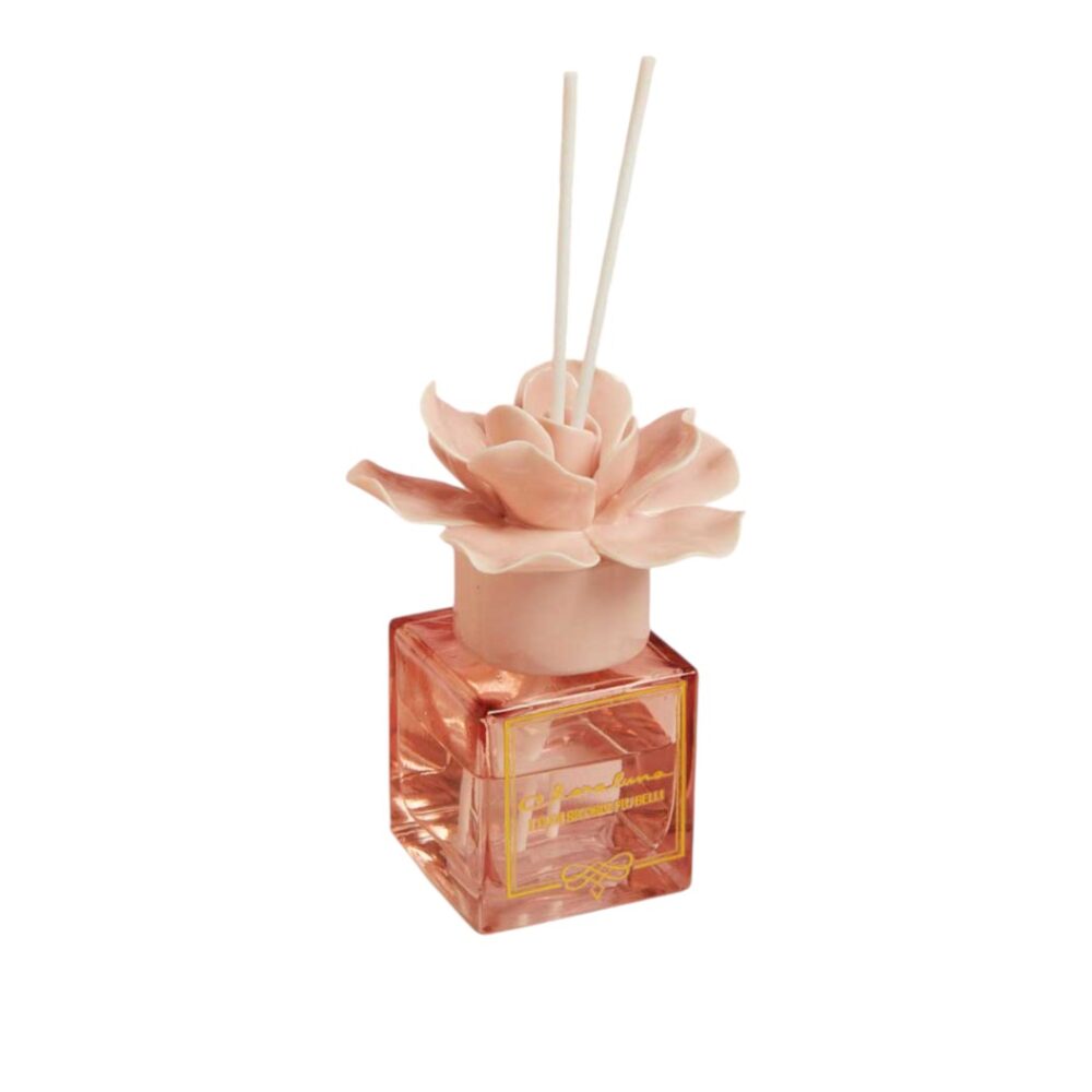 Profumatore fiore rosa - Bomboniere Claraluna