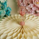 Clessidra colorata polvere rosa - Bomboniere Claraluna