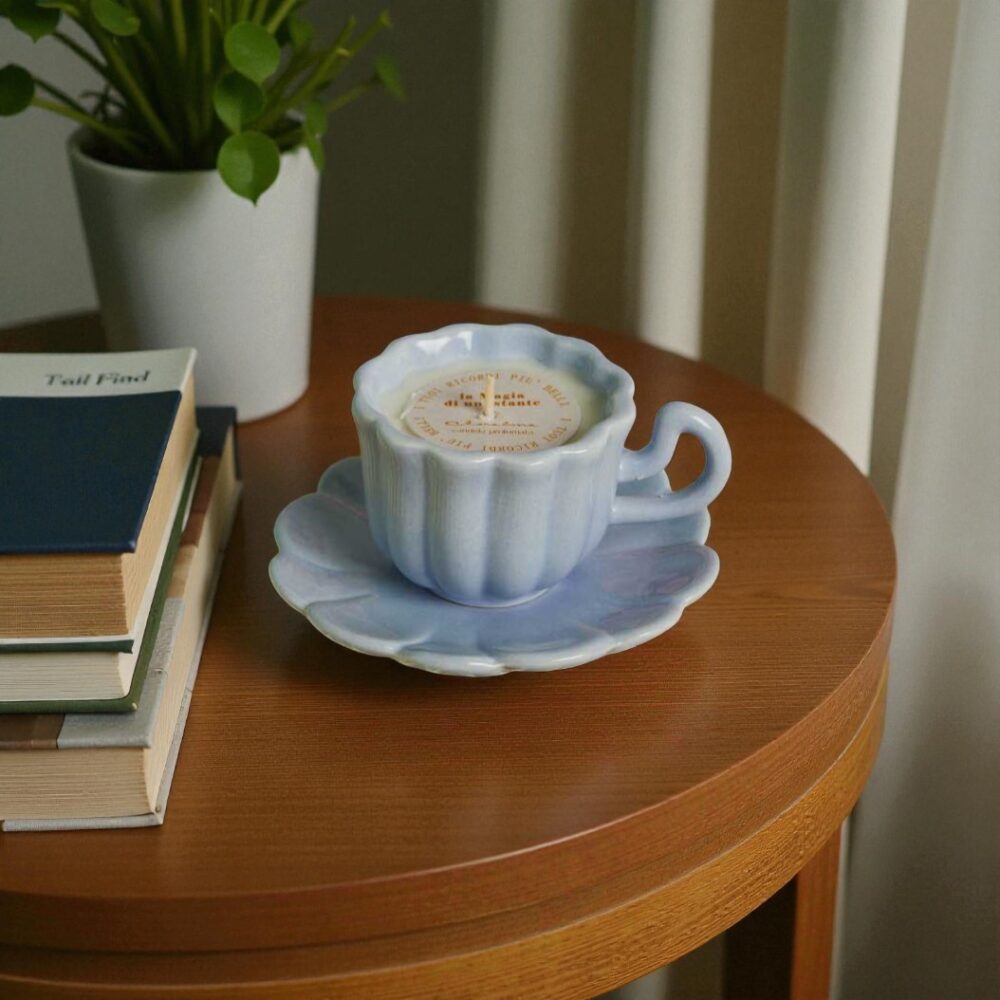 candela in tazza