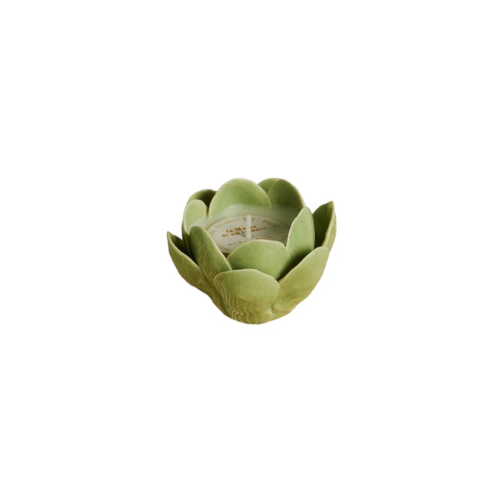 Candela ninfea verde - Bomboniere Claraluna