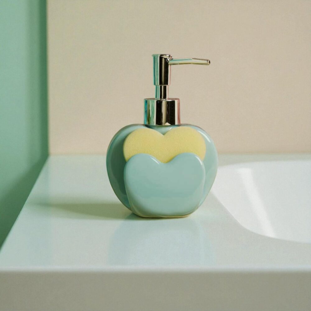 Dispender cuore celeste - Bomboniere Claraluna