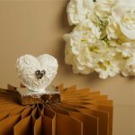 Cuore gesso base silver - Bomboniere Claraluna