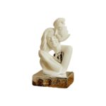 Coppia gesso base silver - Bomboniere Claraluna