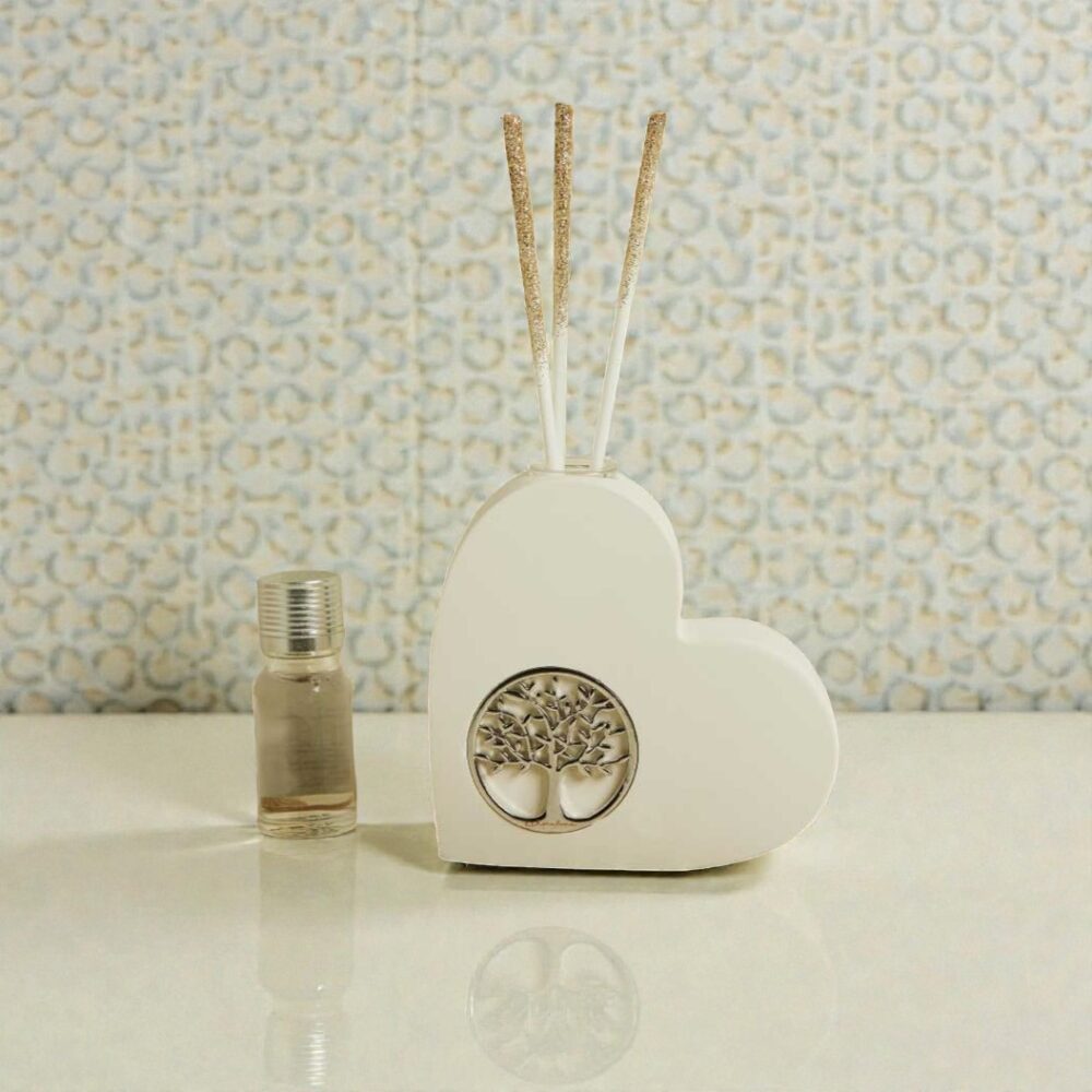 Diffusore cuore albero silver - Bomboniere Claraluna