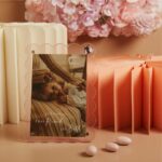 Cornice nuvoletta rosa con cuore strass - Bomboniere Claraluna