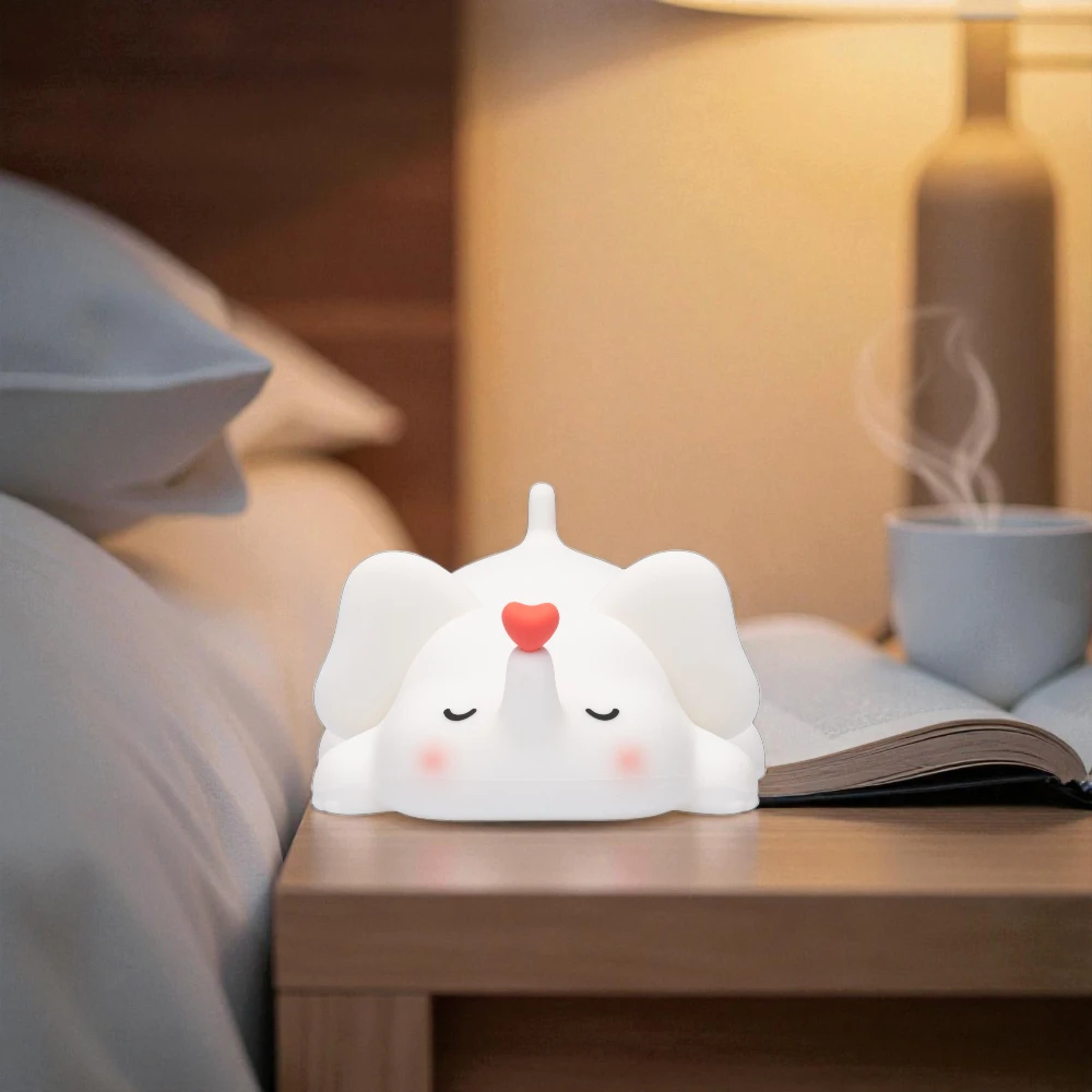 Lampada Silicone Elefante-Cuorematto - immagine 2