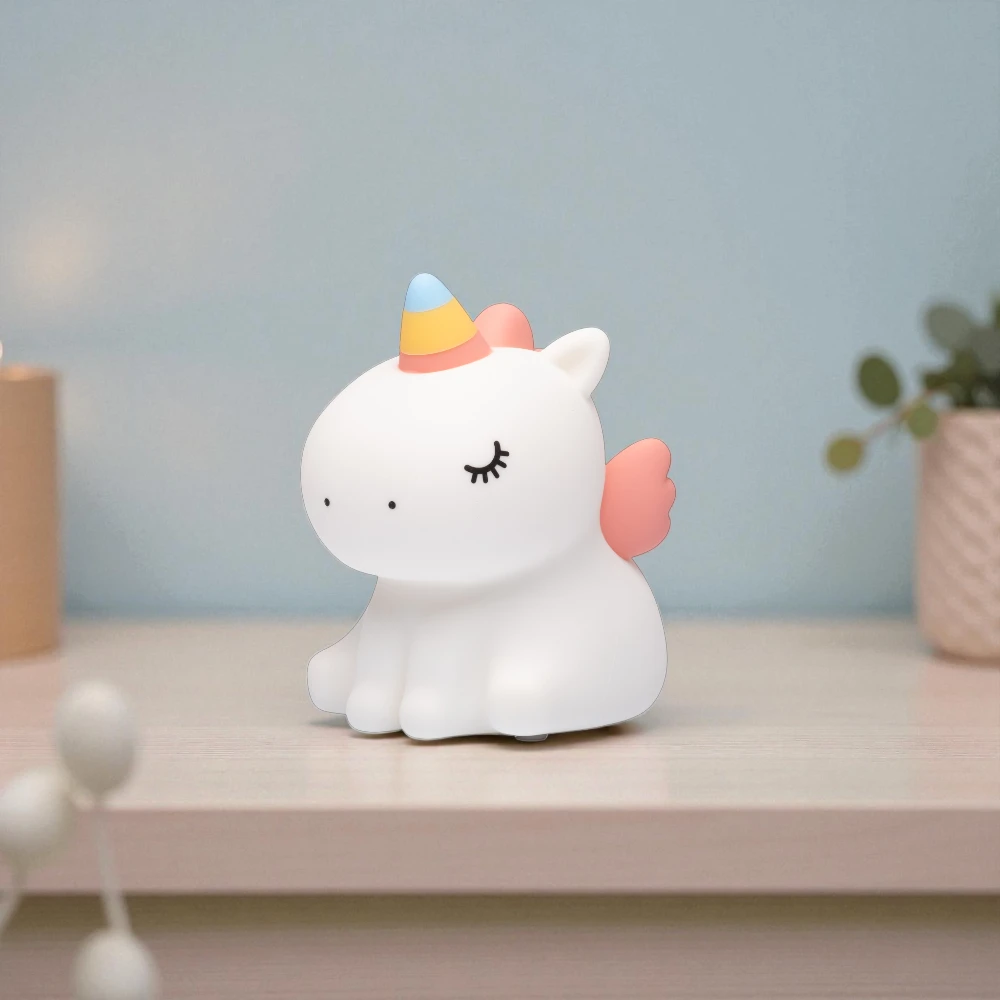 Lampada Silicone Unicorno-Cuorematto - immagine 2