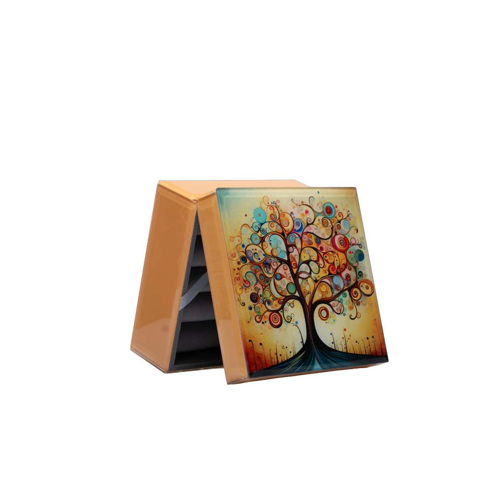 Portagioie albero della vita con cerniera Cuorematto